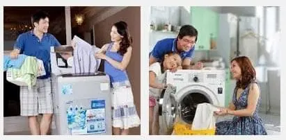 Cơ chế làm sạch quần áo của máy giặt